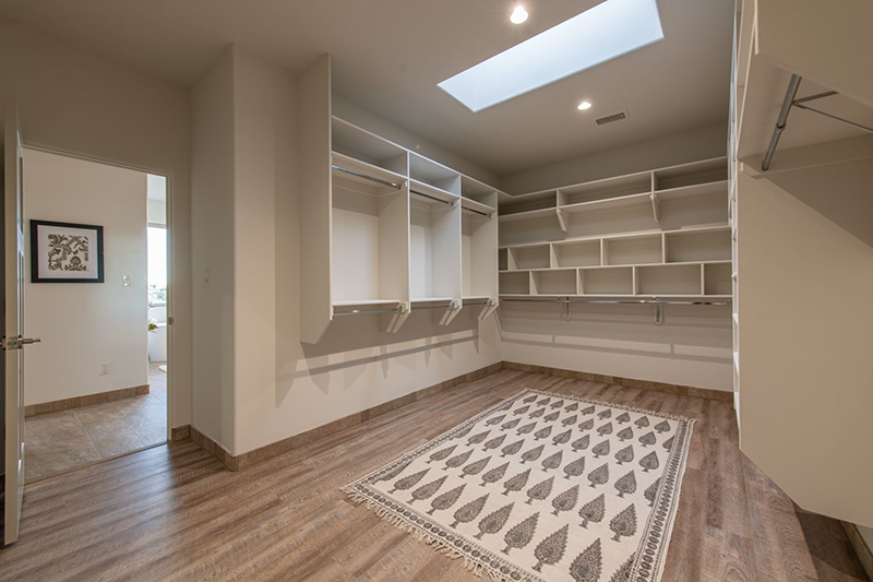 Oversized master closet with room for a center island