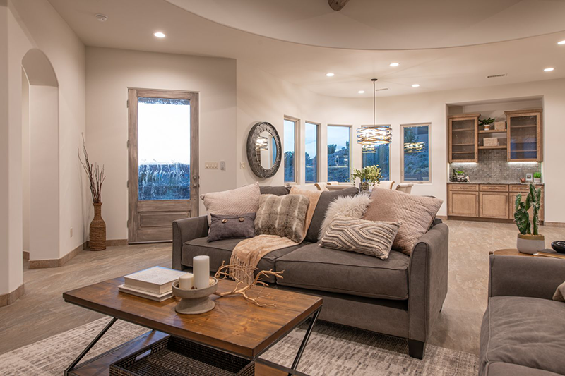 High Desert Living Vistas - Old world glass and styled over sized doors provide personal touches