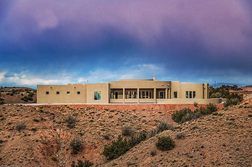 The Wheel House Santa Fe Style Custom Home