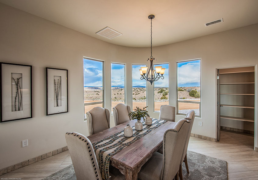The Wheel House Santa Fe Style Custom Home