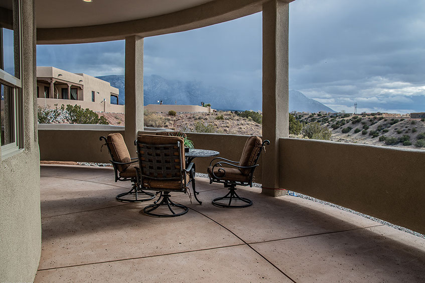 The Wheel House Santa Fe Style Custom Home