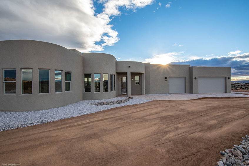 The Wheel House Santa Fe Style Custom Home