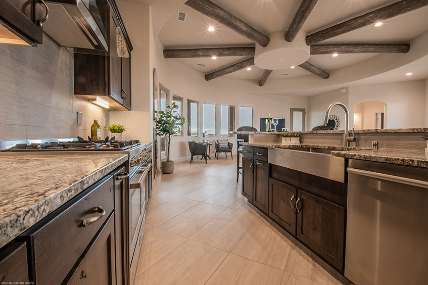 The Wheel House Santa Fe Style Custom Home